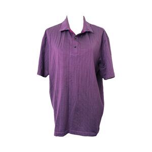 Nike Men’s Shirt Purple Tiger Woods Collection Fit Dry Golf Polo Size Large